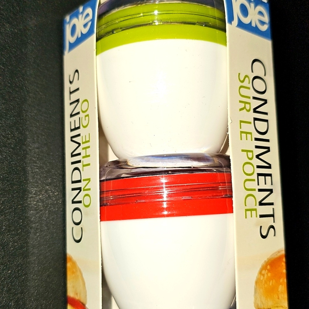 Joie MSC Condiments On The Go Containers Multicolor BPA Free 3-Piece Set Travel - Picture 4 of 10